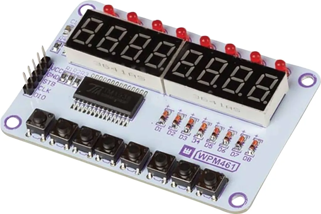 Modulo TM1638 Interfaccia Maker: Display LED, Tasti e LED di Stato