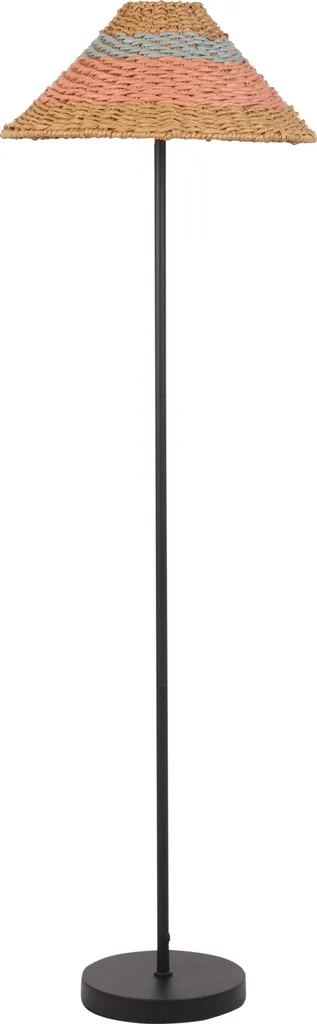 Lampadaire Design pour Chambre et Salon avec Abat-jour Rose Rose et Bleu