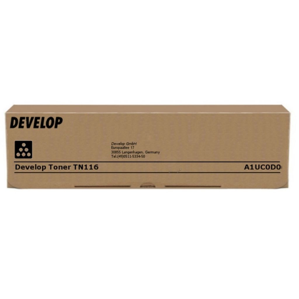 A cardboard box for a Develop toner cartridge.