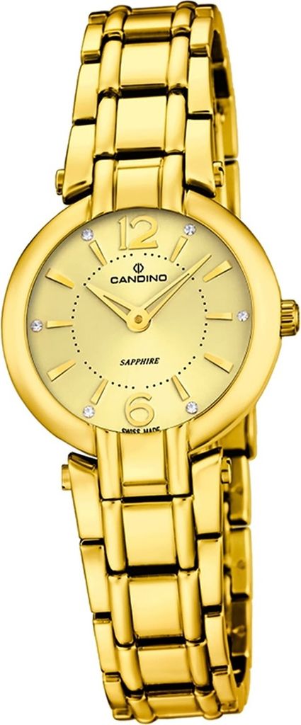 Candino Casual Edelstahl Quarz Damen Uhr C4575/2 Armbanduhr Analog gold D2UC4575/2