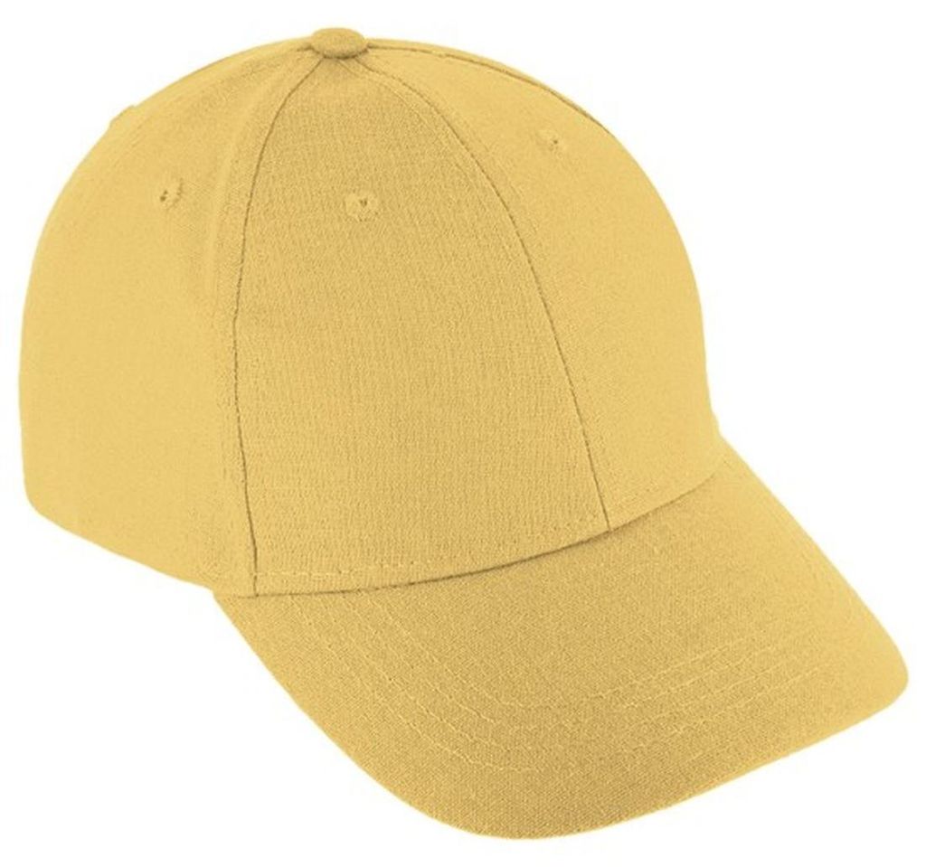 Damen Baseball-Cap aus Leinen und Baumwolle von Fiebig, gelb, Gr. Einheitsgröße