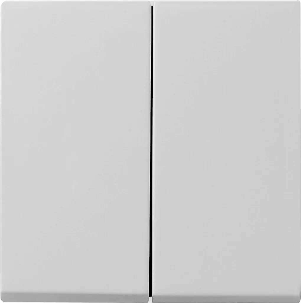 Interrupteur Double Bascule Gris Mat Gira pour Contrôle Domotique Bus