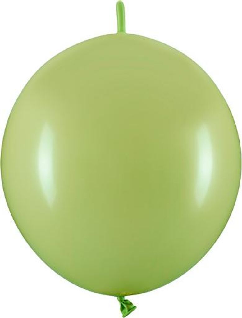 Luftballons mit Verbindungsstück, 33 cm, oliv (1 Packung / 20 Stück)