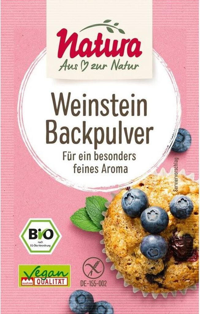 Natura Weinstein Backpulver, 54g
