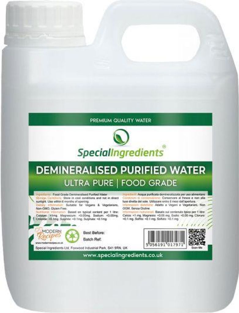 Special Ingredients Acqua distillata 1 l - Acqua Immagine del prodotto 