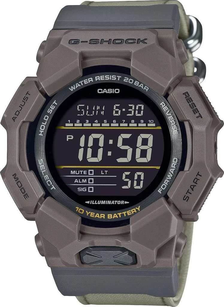 Montre Digitale G-Shock Classic Casio Antichoc pour Homme Kaki