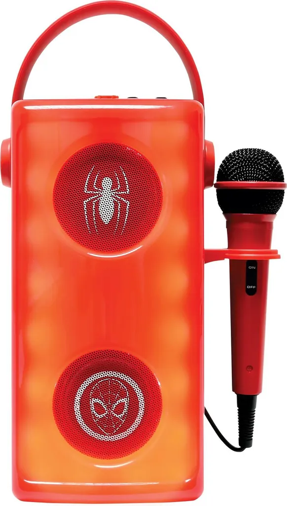 Speaker Spider-Man con Luci e Microfono: Karaoke Party Marvel