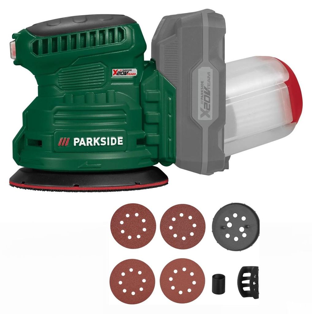 PARKSIDE Akku-Exzenterschleifer PAEXSG 20-Li  mit 4 Produktbild 