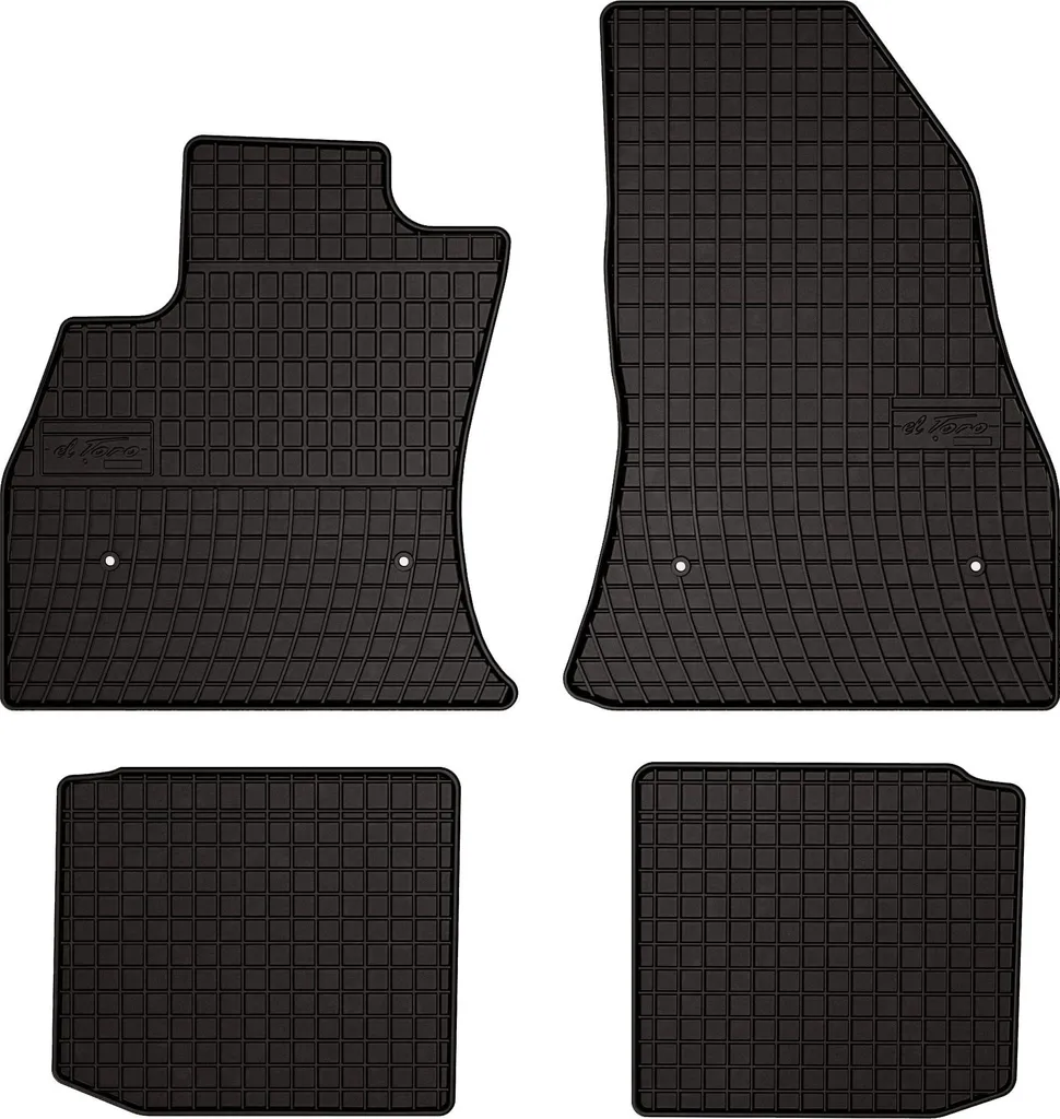 Tappetini Fiat 500L 2012-2022 Gomma Nera Specifici - Alta Protezione