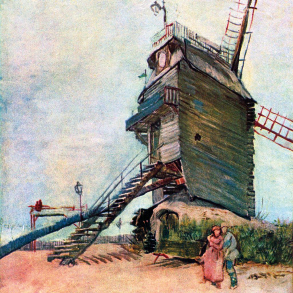 Vincent Van Gogh Kunstdruck Bild - Die Mühle Von La Galette I, 1886 (70 x 70 cm)