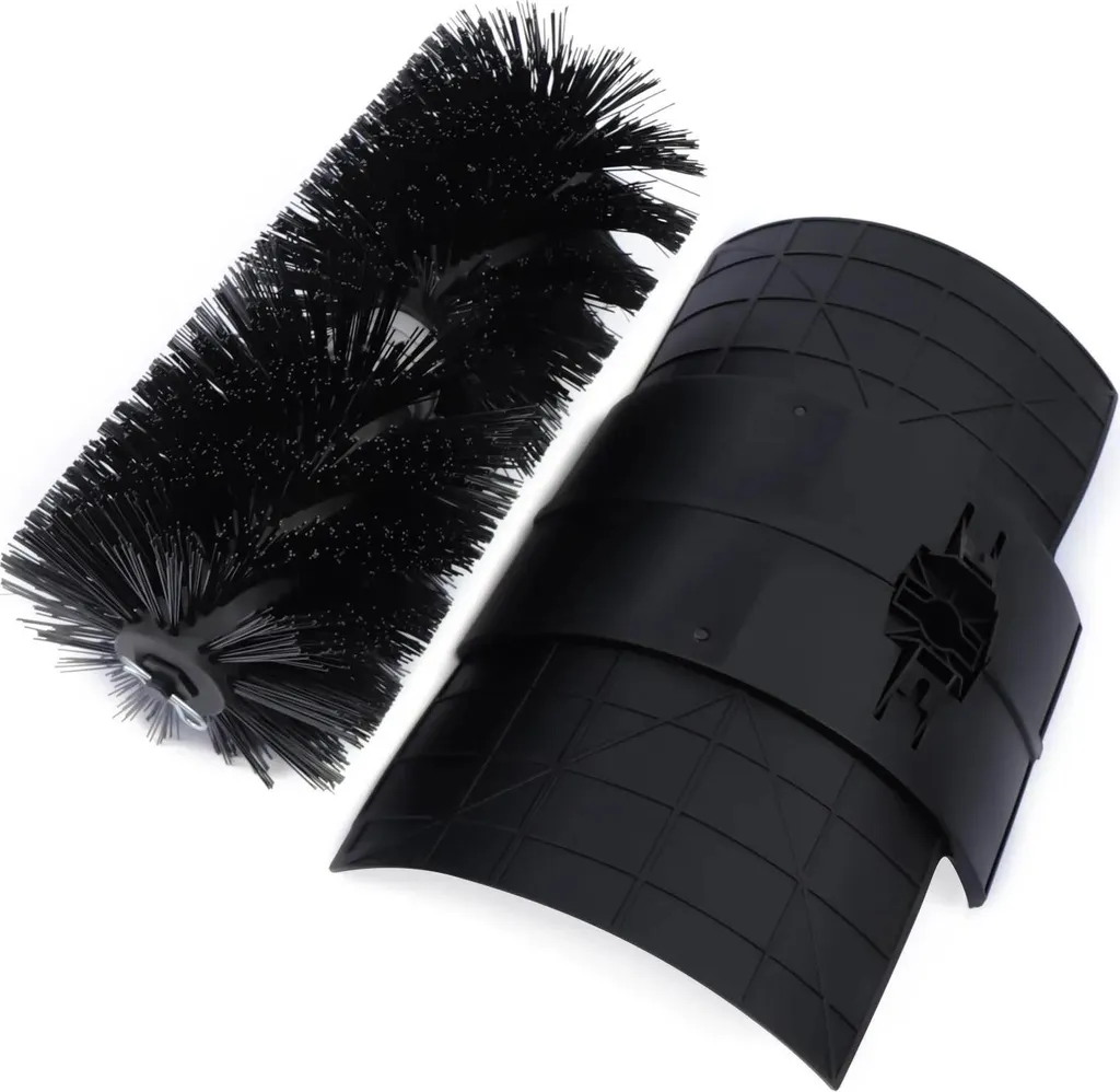 Brosse de rechange pour balayeuse de jardin et allée avec protection
