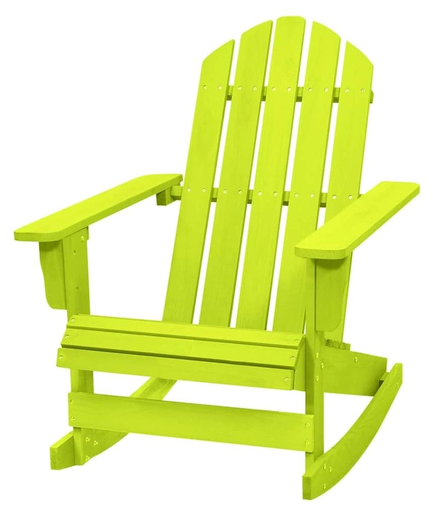 Adirondack-Schaukelstuhl aus Tannenholz, Gartenmöbel, Gartensessel, Outdoor-Sessel