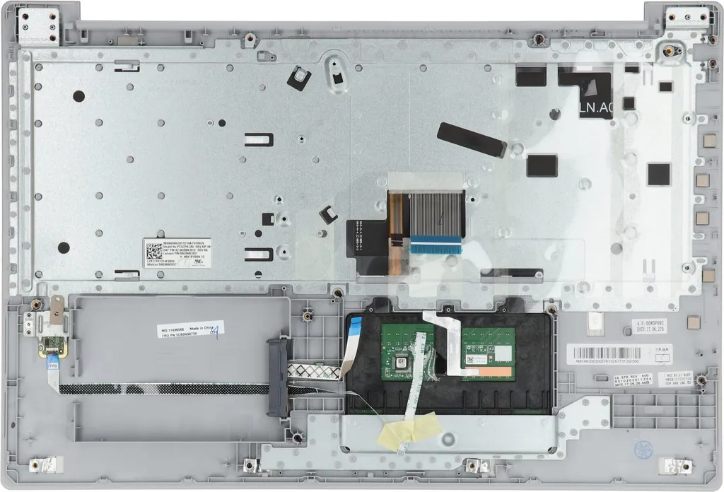 Clavier Lenovo QWERTY US Rétroéclairé avec Top Case pour Réparation PC