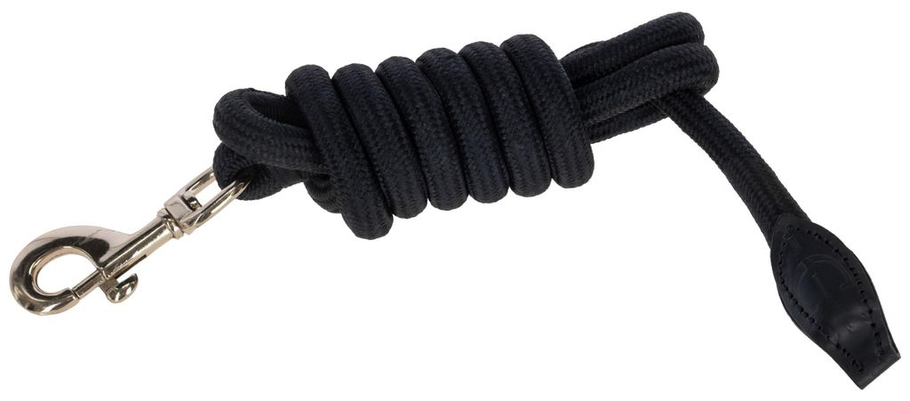 Covalliero Strick Führstrick Cordano Deluxe black FS 2026, Größe:Karabinerhaken