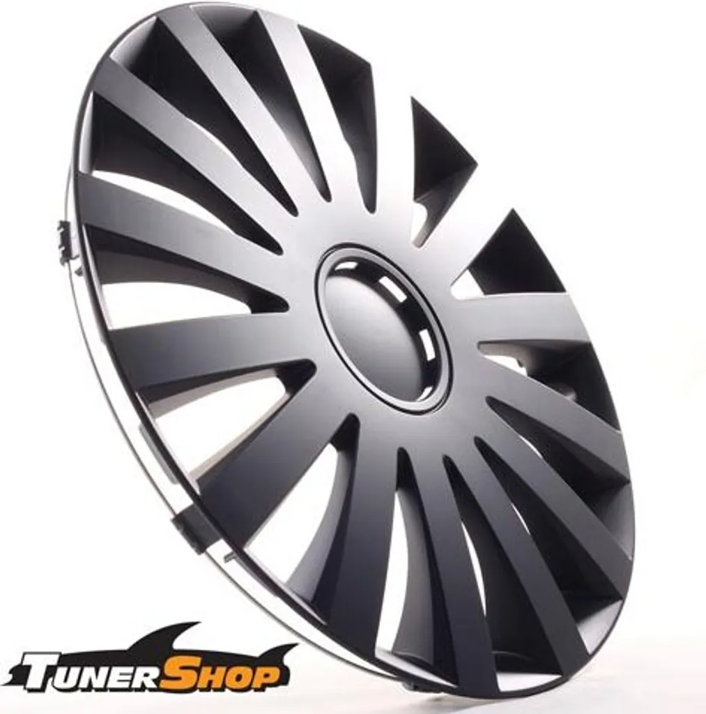 Copricerchi 14 Pollici Nero Vento Tunershop - Kit 4 Pezzi Universali