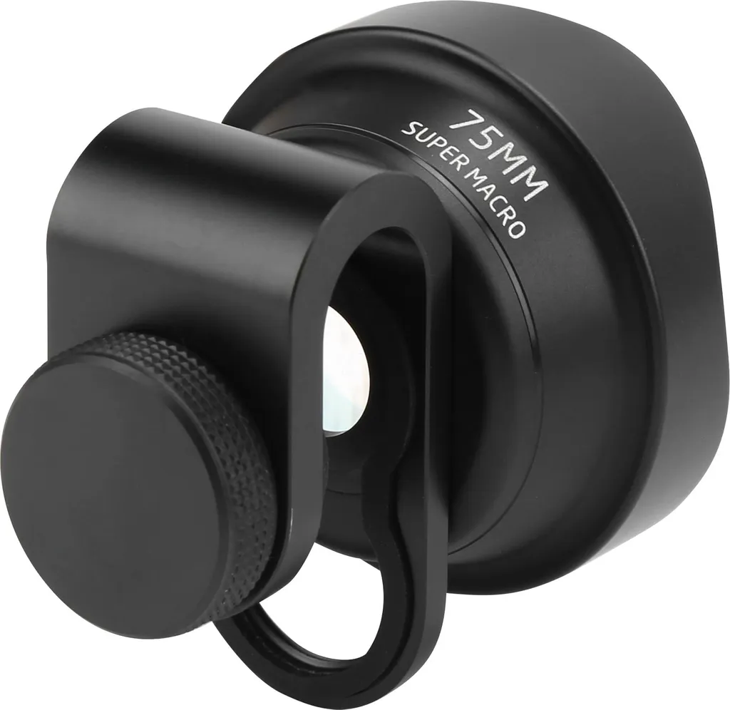 Objectif macro pour téléphone portable 75mm avec lentille externe - 4