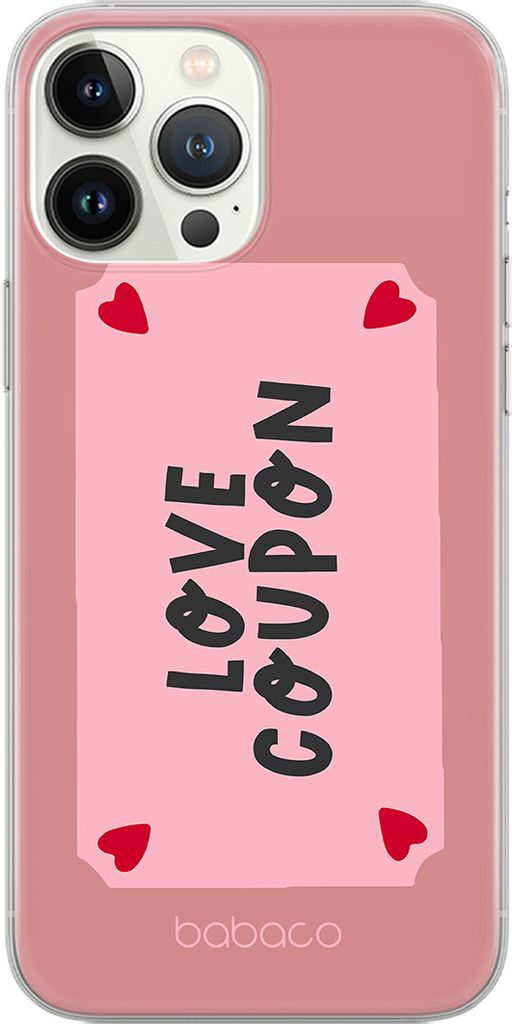 Babaco Handyhülle für IPHONE 13 PRO MAX Muster Love Coupon 001 BPCLOVE5697