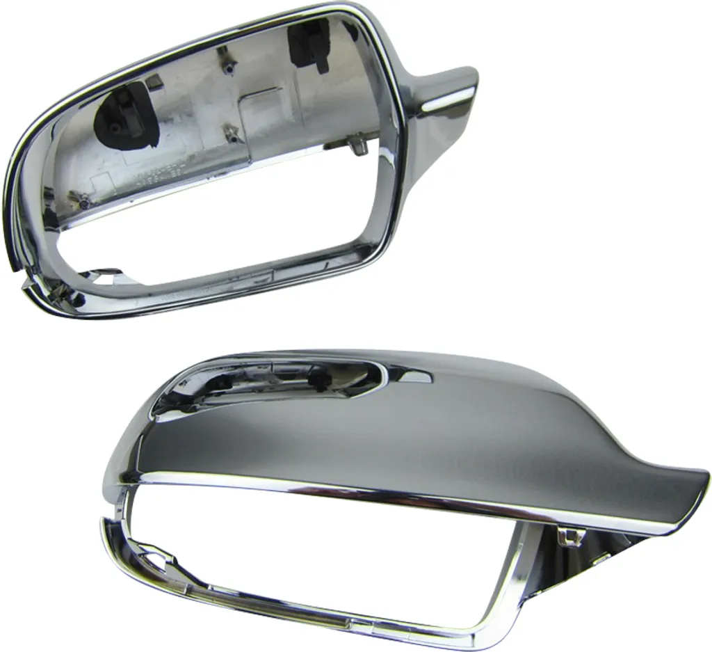 Coques de rétroviseurs chromées pour Audi A3 S3 RS3 8P finition miroir