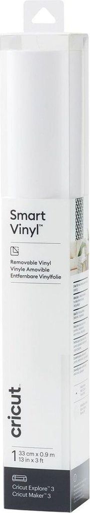 Cricut | Smart Vinyl abnehmbar 33x91cm Weiß