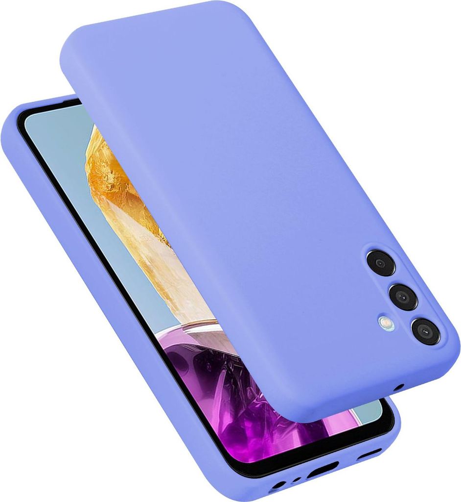 Cadorabo Hülle für Samsung Galaxy M15 Hülle Silikon Handyhülle Case aus flüssigem Silikon, Kratzfeste und stoßfeste Schutzhülle für Samsung...