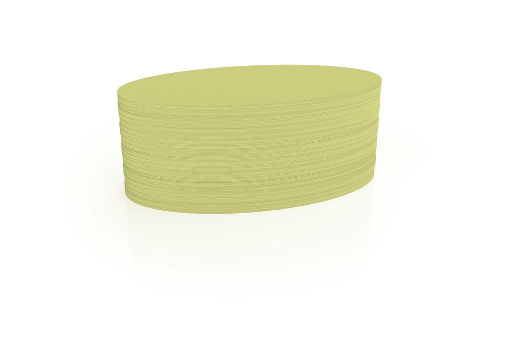 Magnetoplan 111151902 Kommunikationskarte oval, 19 x 11cm gelb