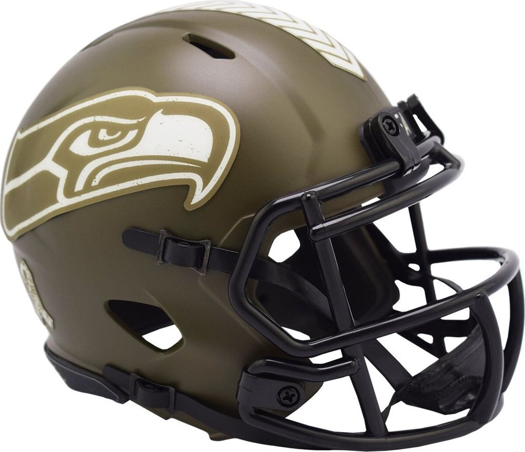 Riddell Speed Mini Football Helm SALUTE Seattle Seahawks