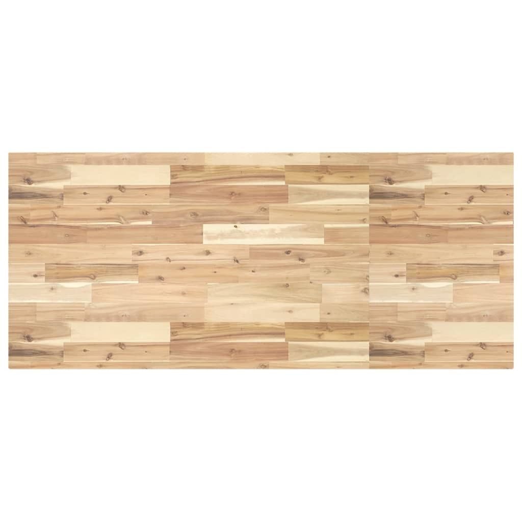 Tischplatte Rechteckig 120x60x4 cm Massivholz Akazie