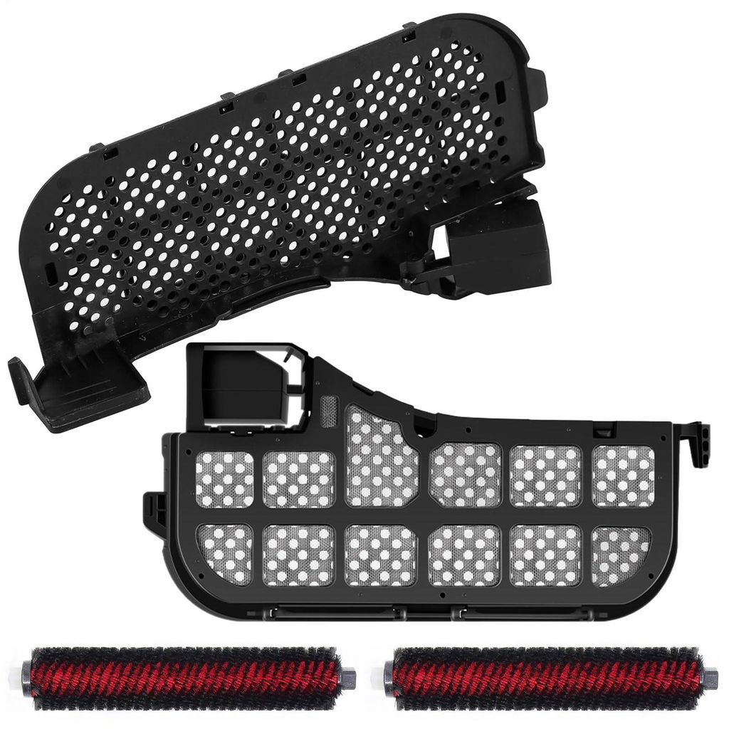 2 Wasserfilter + 2 Bürsten für Roborock S8 Pro Ultra