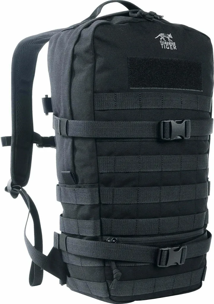 Sac à dos Tasmanian Tiger Essential Pack L MKII Noir 15L Robuste