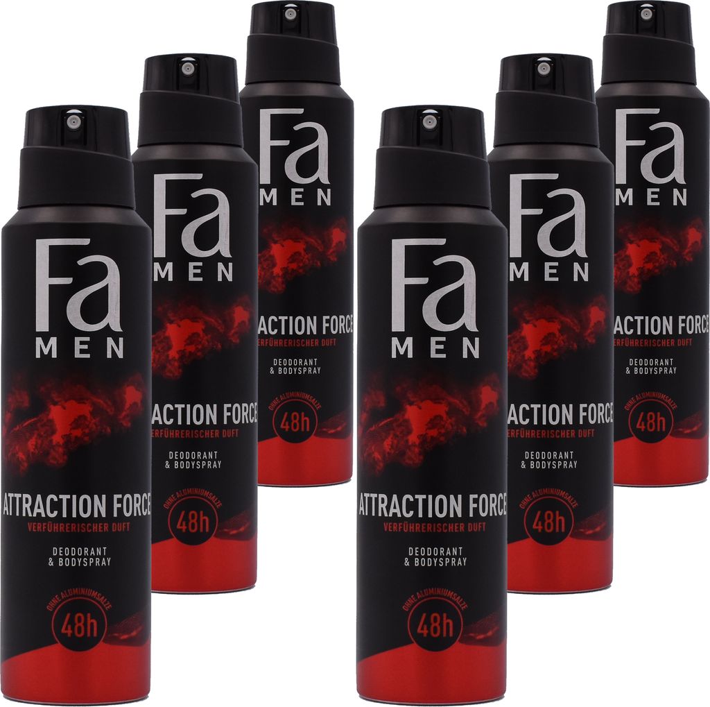 Fa Deospray Men Attraction Force 48h Schutz Anti Flecken Produktbild 3
