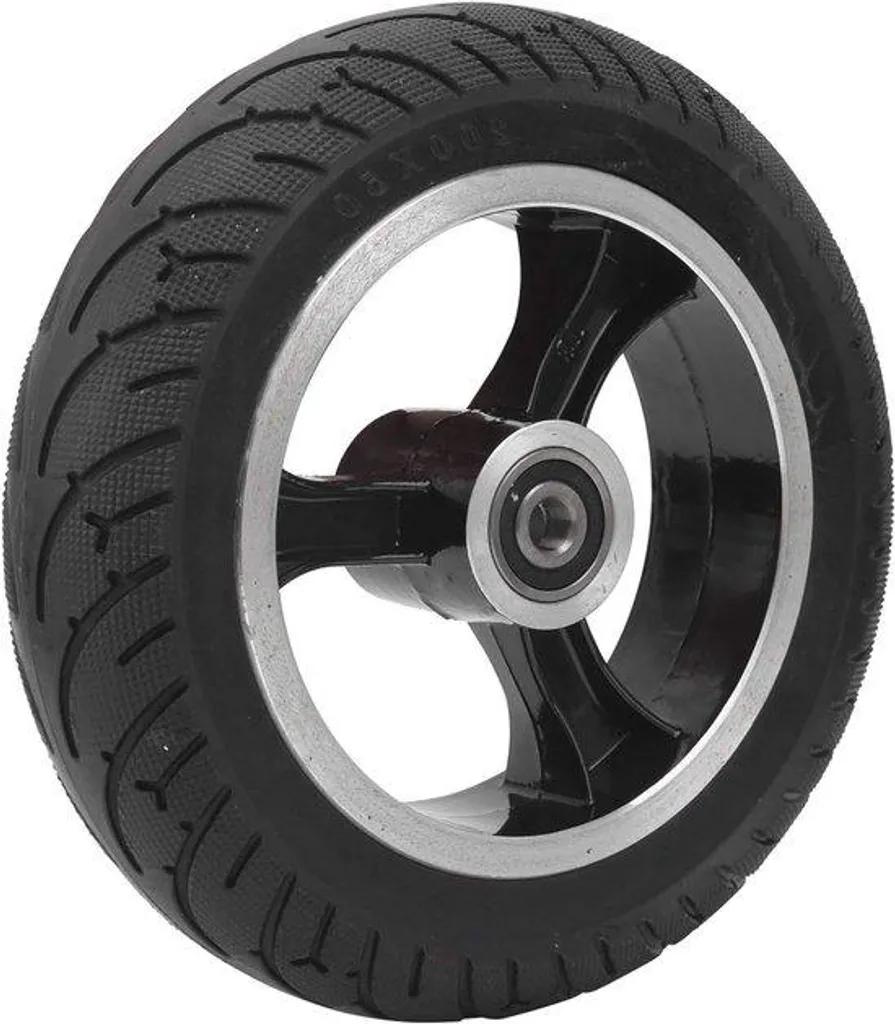 Roue avant trottinette électrique 200x50 mm pneu plein 8 pouces