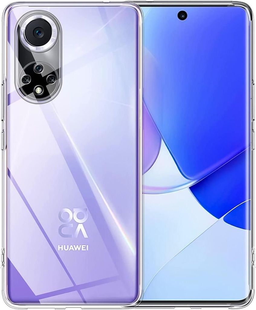 Conie Silikon Schutzhülle für Huawei Nova 9 / Honor 50 Tasche klar Case Cover Bumper Hülle durchsichtig in transparent
