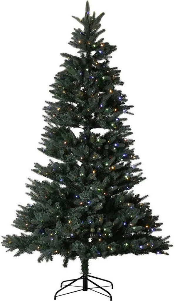 Sapin de Noël Durable sans Aiguilles Home ESPRIT Vert Métal 240x145 cm
