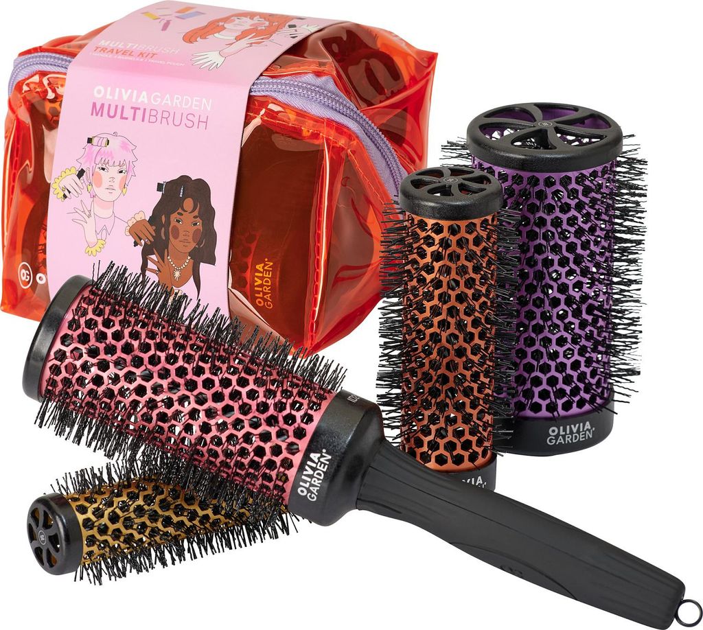 Olivia Garden Multibrush Rundbürsten-Set 4er Set Ø 25, 35, Produktbild 