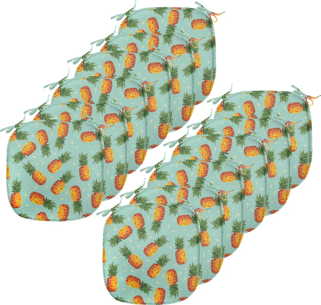Offerta Set 12 Cuscini Sedie 40x40 ABAKUHAUS Vintage Beach Summer