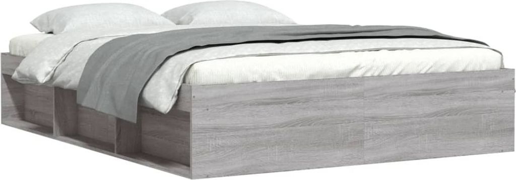 Bettgestell Grau Sonoma 160x200 cm