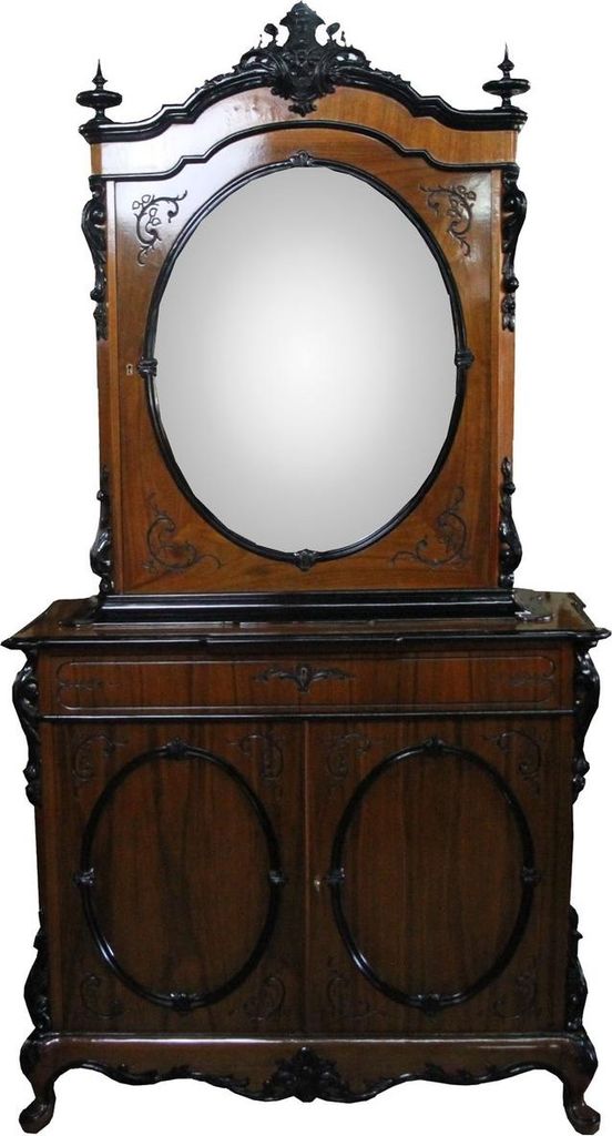 Casa Padrino Barock Luxus Vitrinenschrank aus Walnuss mit Innenbeleuchtung Braun H 210 cm, B 110 cm - Vitrinenschrank - Wohnzimmerschrank - Limited...