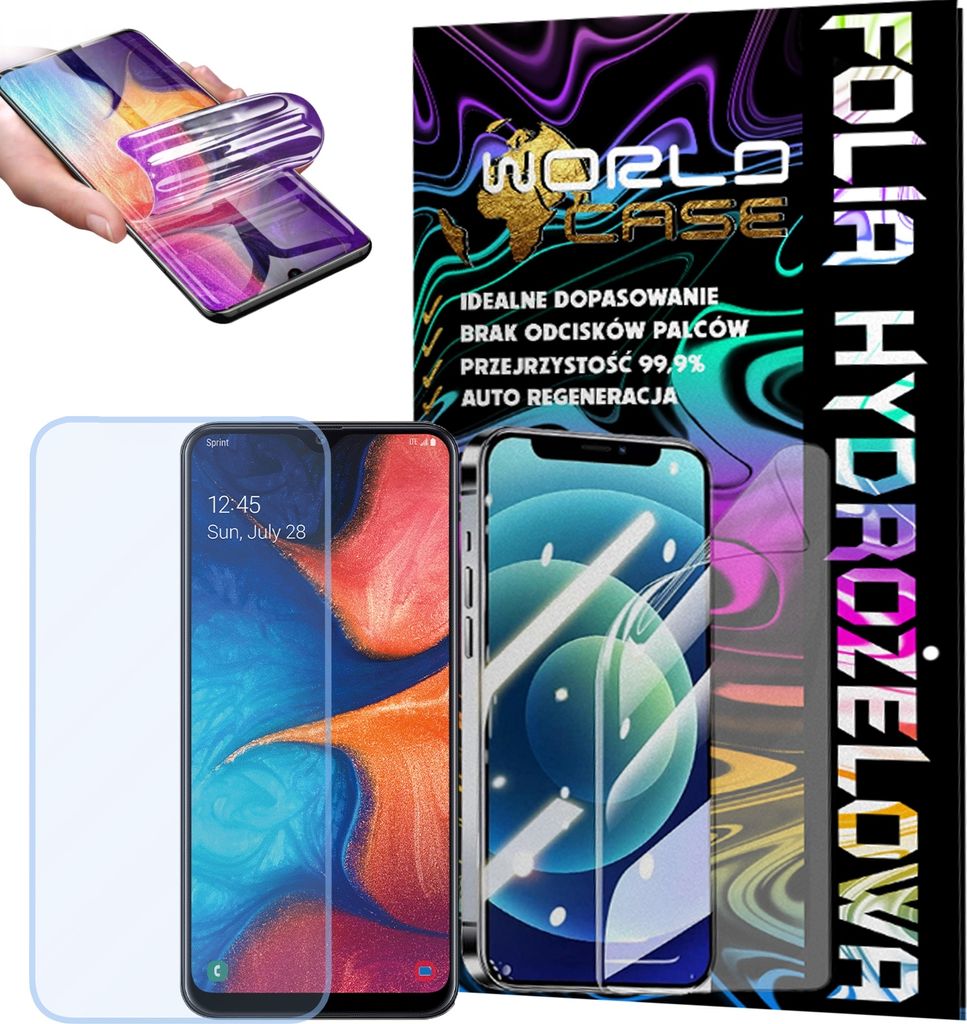Schutzfolie Aus Hydrogel Für Samsung A20 Bildschirm Stark