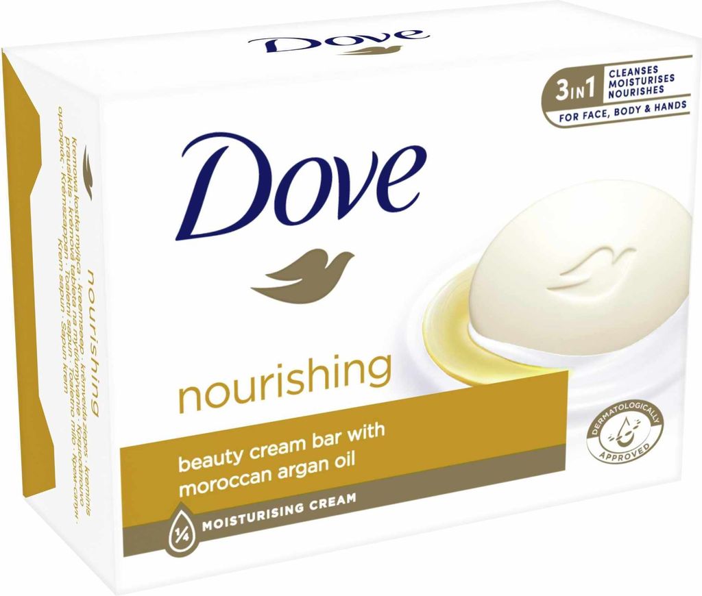 Dove - Crema Bar Nutriente all'Olio di Argan - Compressa di Immagine del prodotto 