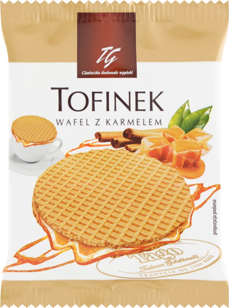 Tago Tofinek Wafel Z Karmelem 40 G Zdjęcie produktu 