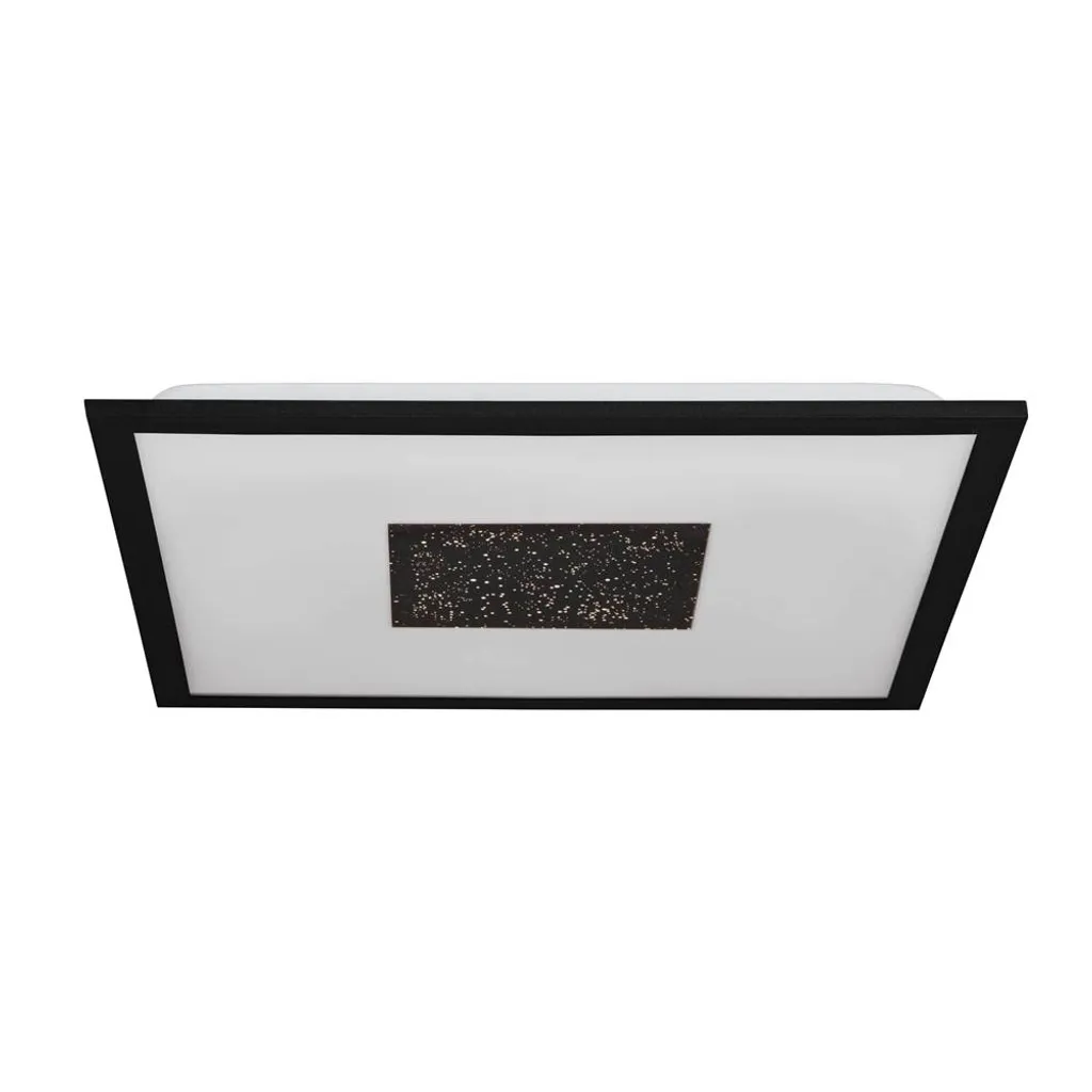 Eglo 900559 MARMORATA Plafonnier LED 19W 9W Noir et Blanc 445x445mm