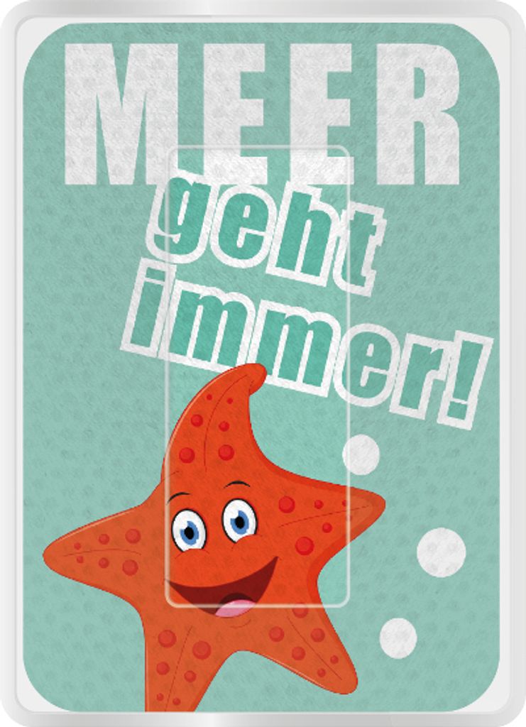 Pocket Cleaner Grün "Meer geht immer" Produktbild 5
