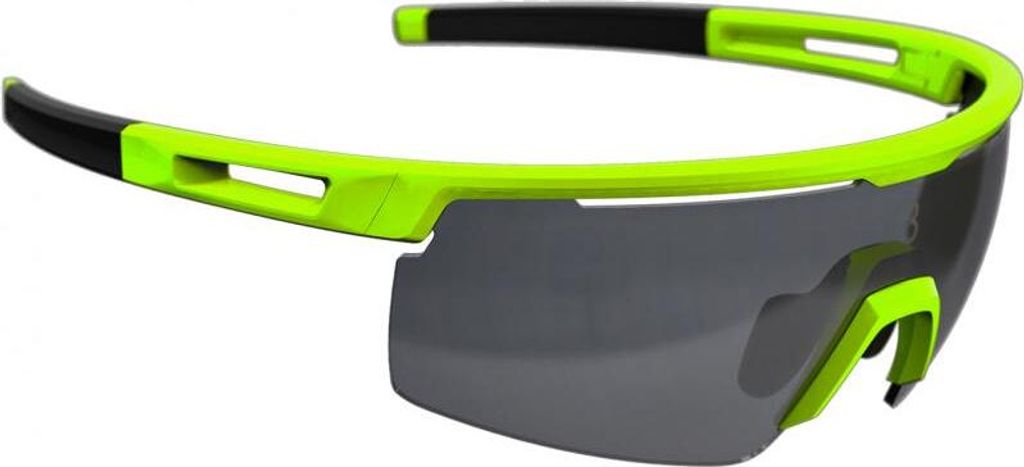 BBB Cycling Sportbrille Avenger neon gelb - leichte Performance-Radsportbrill...