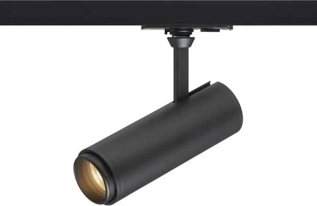 Éclairage sur rail pour commerce et salon FOCUS 12W noir LED variable