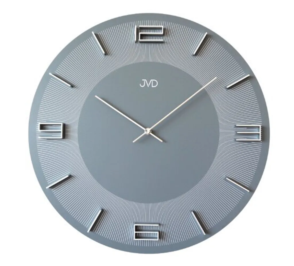 Orologio Moderno JVD HC34.2 - Legno e Numeri 3D - Arredo Casa Pro