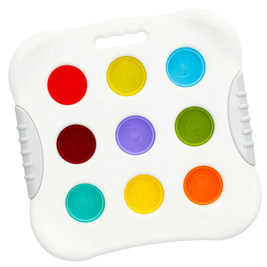 Tableau de Bord Sensoriel BAM BAM avec 3 Balles de Texture Variées