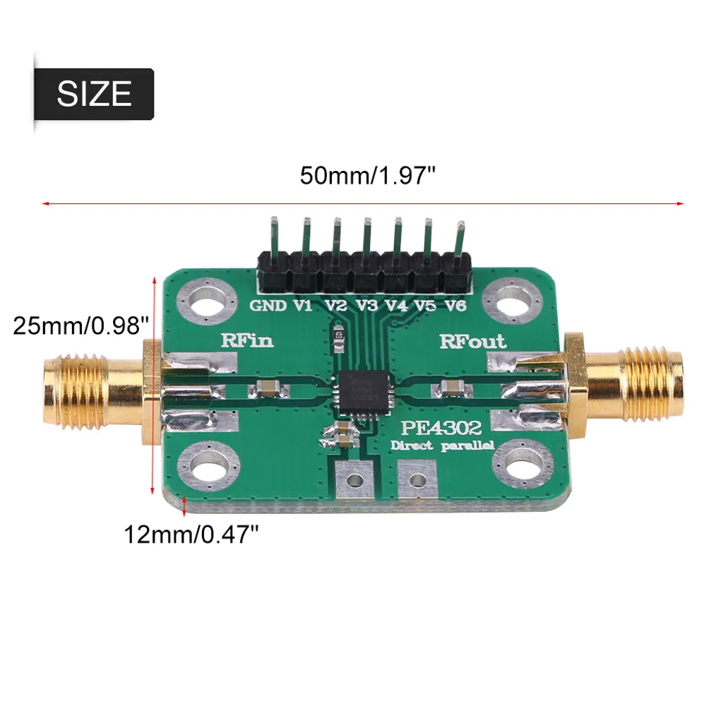 Attenuatore RF NC ad Alta Linearità | Controllo Parallelo per Design PCB - 2