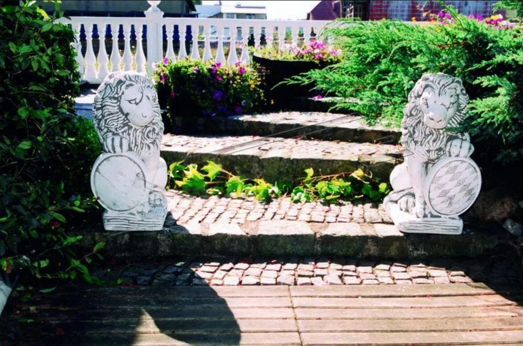 Déco Jardin Durable Statue Lion Résistante aux Intempéries Figure 310 - 2