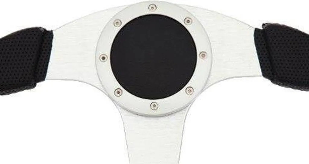 Volant cuir noir 350mm déport 0mm : confort et précision de direction - 2