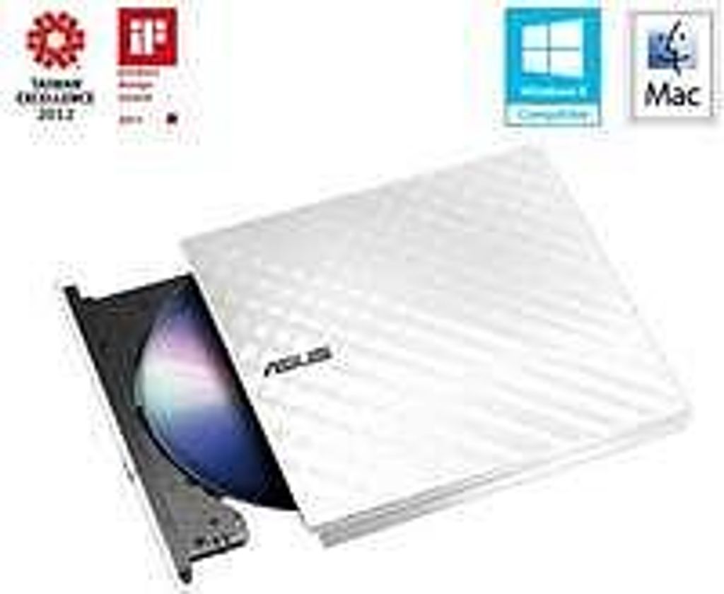ASUS SDRW-08D2S-U LITE Graveur de DVD externe blanc Image du produit 